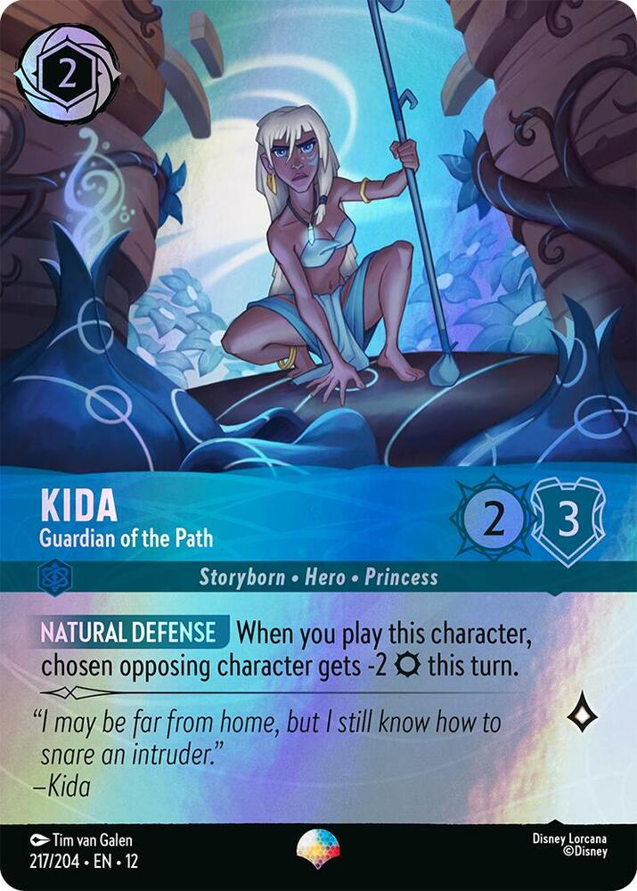 Kida Guardian of the Path (Epic) 217/204 Wilds Unknown Lorcana card