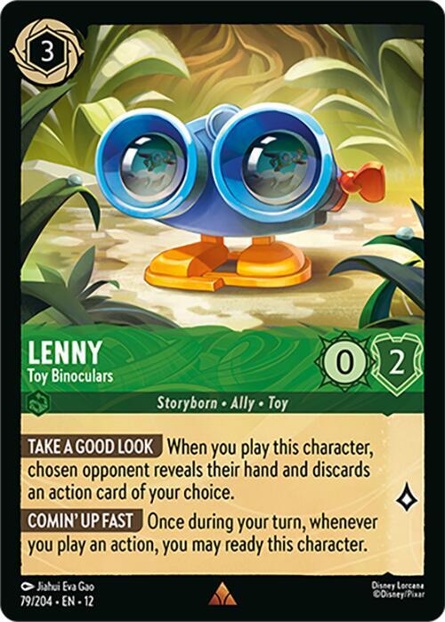 Lenny Toy Binoculars 79/204 Wilds Unknown Lorcana card