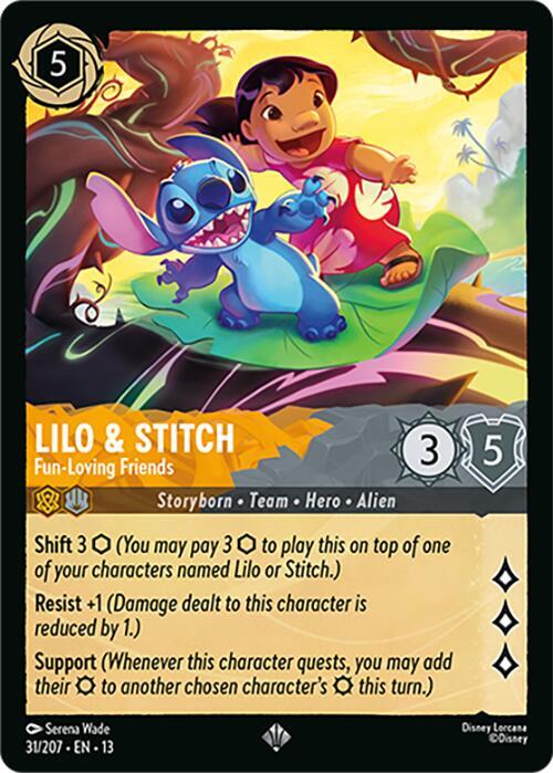 Lilo & Stitch Fun-Loving Friends 31/204 Attack of the Vine! Lorcana card