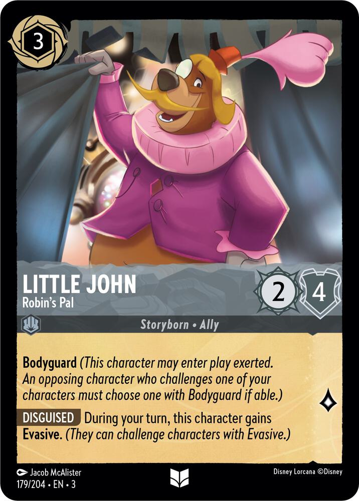 Little John Robins Pal 179/204 Into the Inklands Lorcana card
