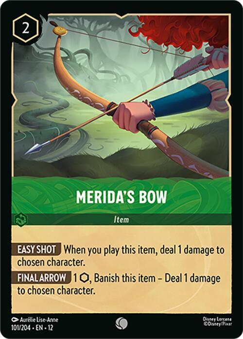 Merida's Bow 101/204 Wilds Unknown Lorcana card