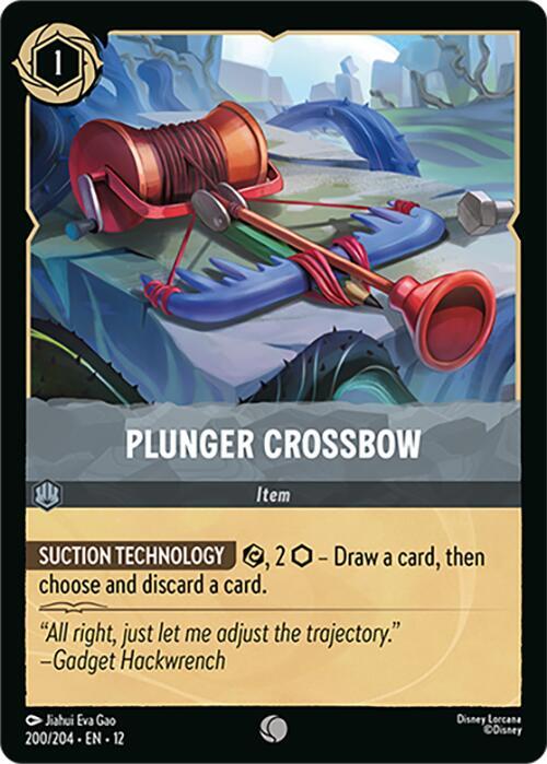 Plunger Crossbow 200/204 Wilds Unknown Lorcana card