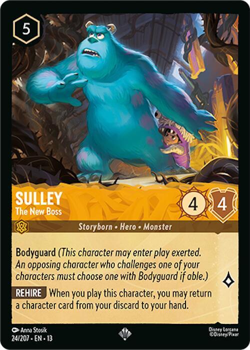 Sulley The New Boss 24/207 Attack of the Vine! Lorcana card
