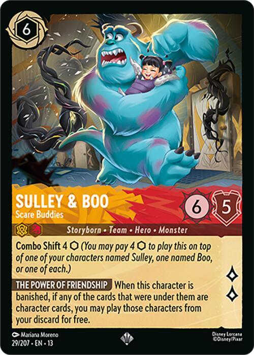 Sulley & Boo Scare Buddies 29/204 Attack of the Vine! Lorcana card