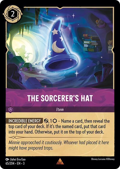 The Sorcerers Hat 65/204 Into the Inklands Lorcana card