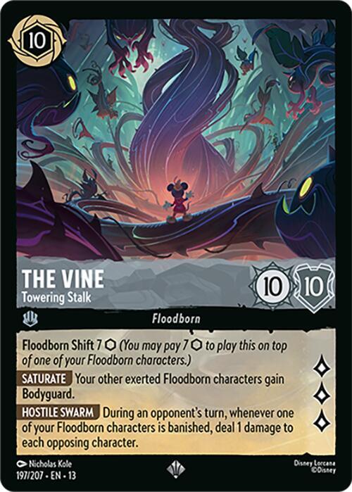 The Vine Towering Stalk 197/204 Attack of the Vine! Lorcana card