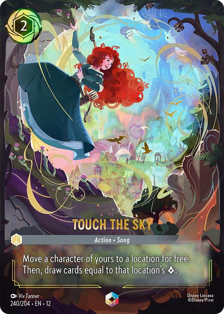 Touch the Sky (Enchanted) 240/204 Wilds Unknown Lorcana card