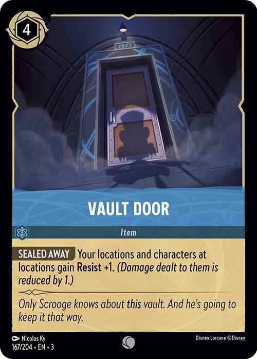 Vault Door 167/204 Into the Inklands Lorcana card