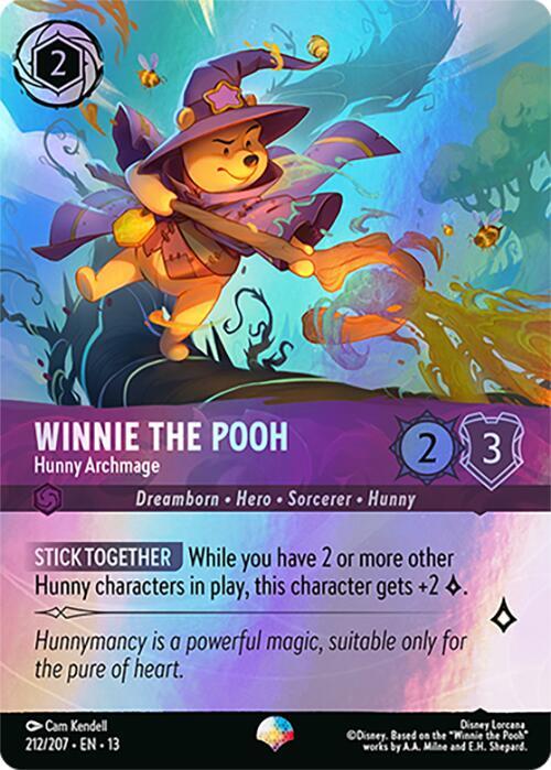 Winnie the Pooh Hunny Archmage (Epic) 212/204 Attack of the Vine! Lorcana card