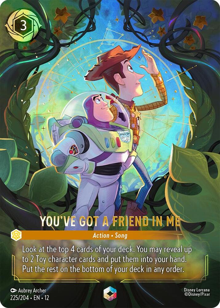 You've Got a Friend in Me (Enchanted) 225/204 Wilds Unknown Lorcana card