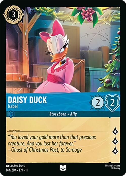 Daisy Duck Isabel 144/204 Winterspell Lorcana card
