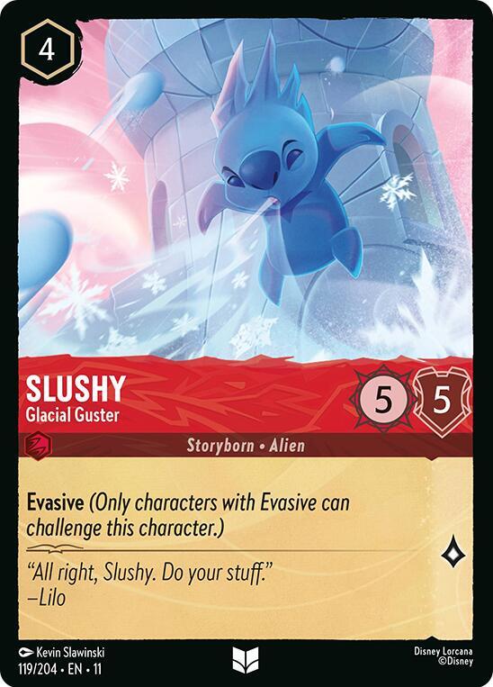Slushy Glacial Guster 119/204 Winterspell Lorcana card