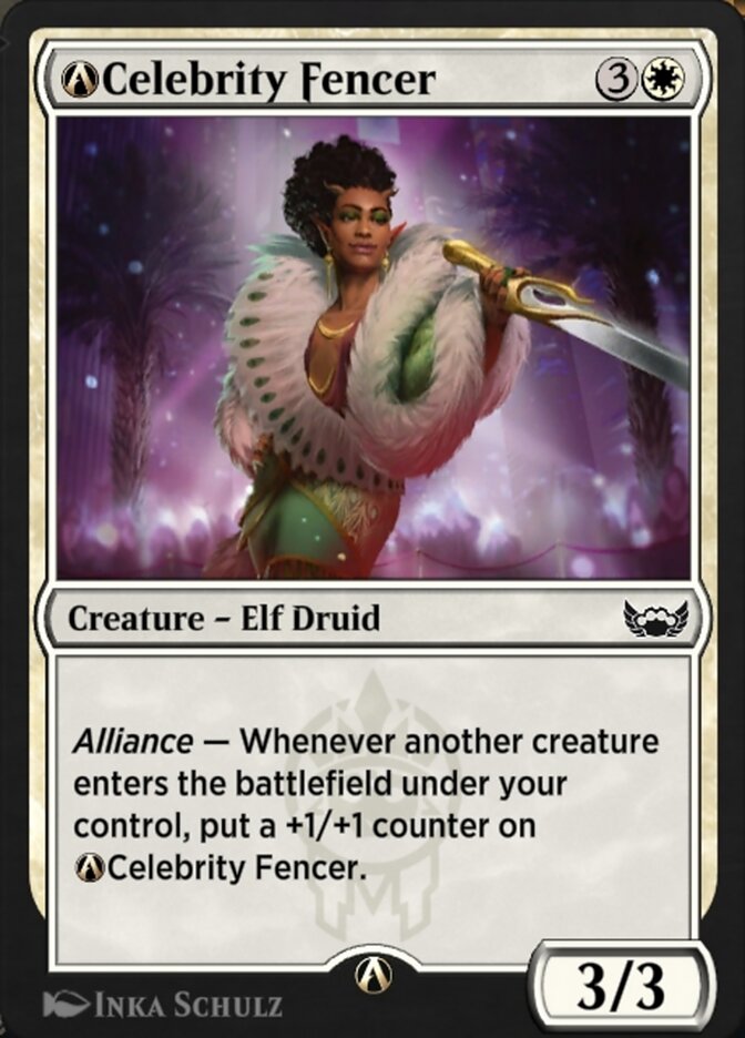 A-Celebrity Fencer SNC-A-7 Streets of New Capenna Magic card