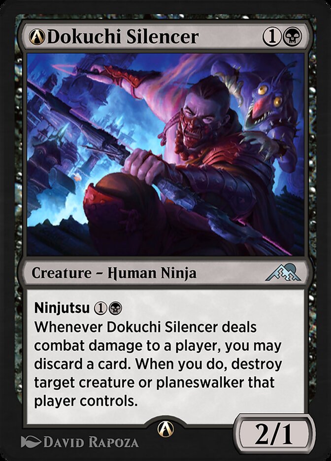 A-Dokuchi Silencer NEO-A-95 Kamigawa: Neon Dynasty Magic card