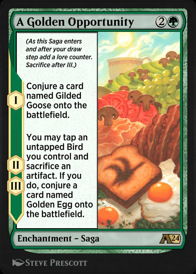 A Golden Opportunity YWOE-13 Alchemy: Wilds of Eldraine Magic card