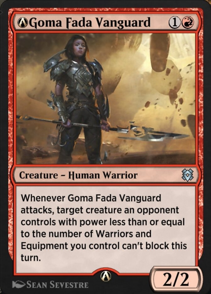 A-Goma Fada Vanguard ZNR-A-141 Zendikar Rising Magic card