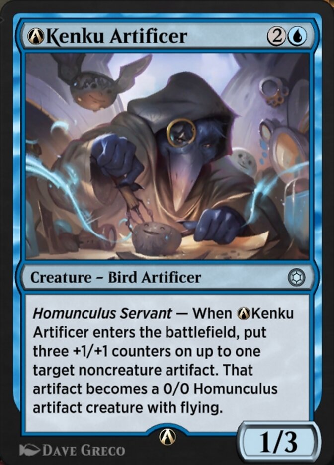A-Kenku Artificer HBG-A-125 Alchemy Horizons: Baldur's Gate Magic card