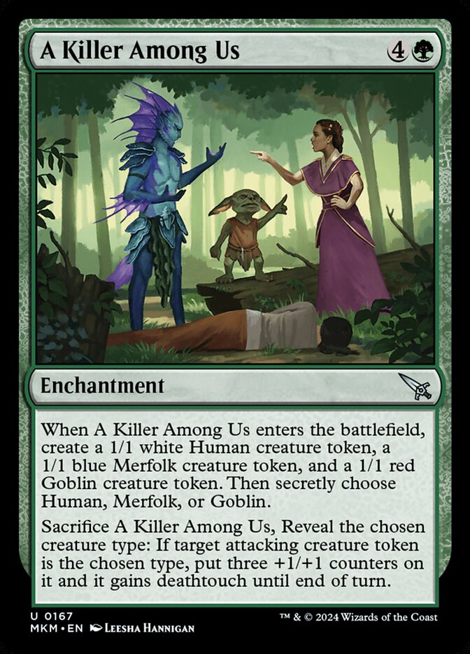 A Killer Among Us MKM-167 Murders at Karlov Manor Magic card