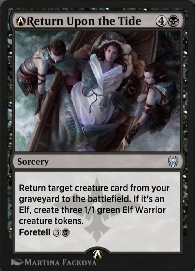A-Return Upon the Tide KHM-A-106 Kaldheim Magic card