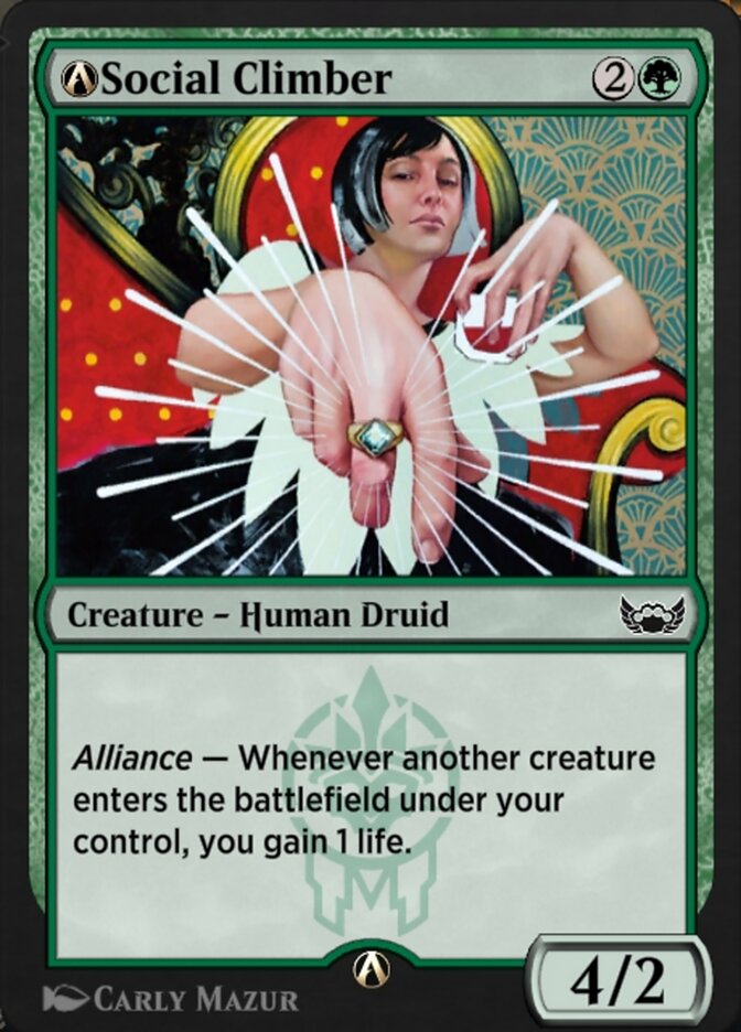 A-Social Climber SNC-A-157 Streets of New Capenna Magic card