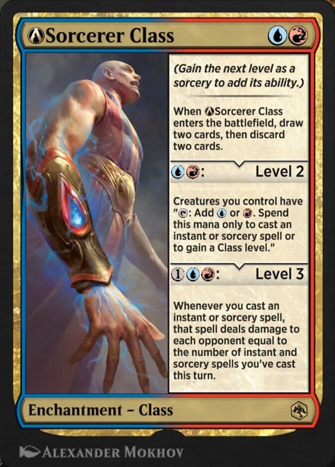 A-Sorcerer Class AFR-A-233 Adventures in the Forgotten Realms Magic card