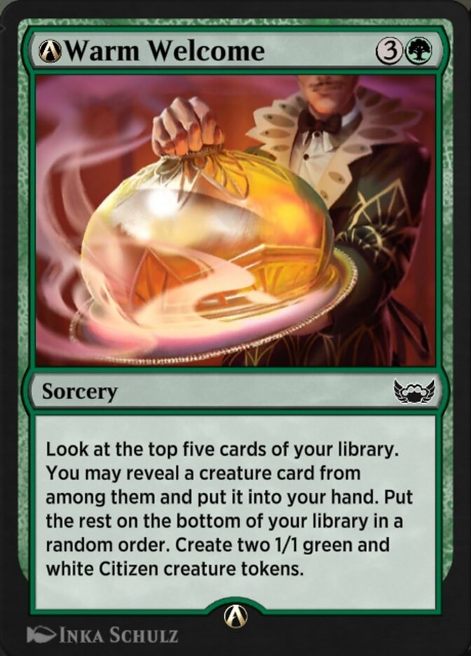 A-Warm Welcome SNC-A-164 Streets of New Capenna Magic card