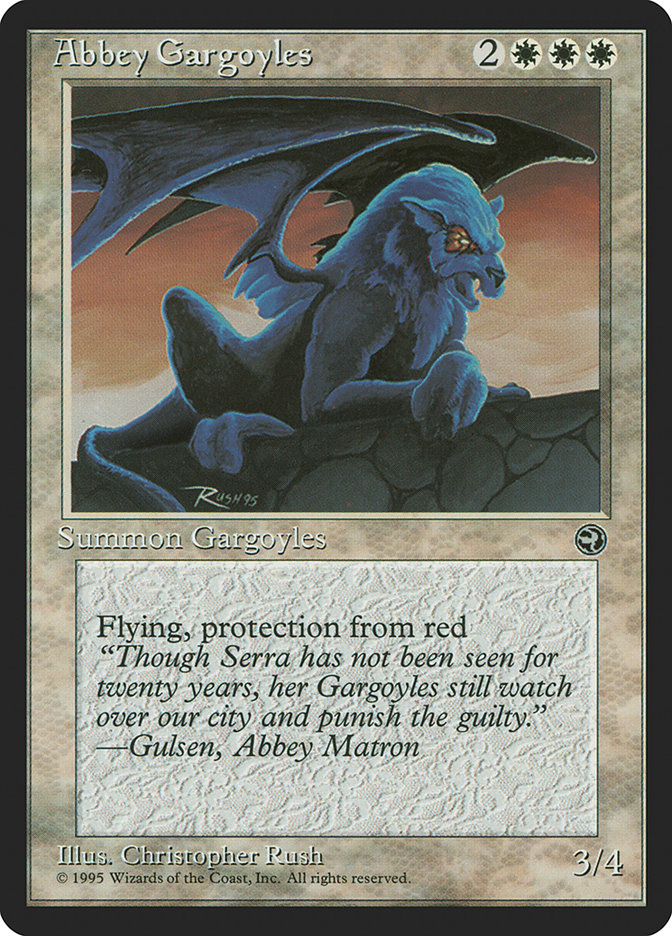 Abbey Gargoyles HML-1 Homelands Magic card