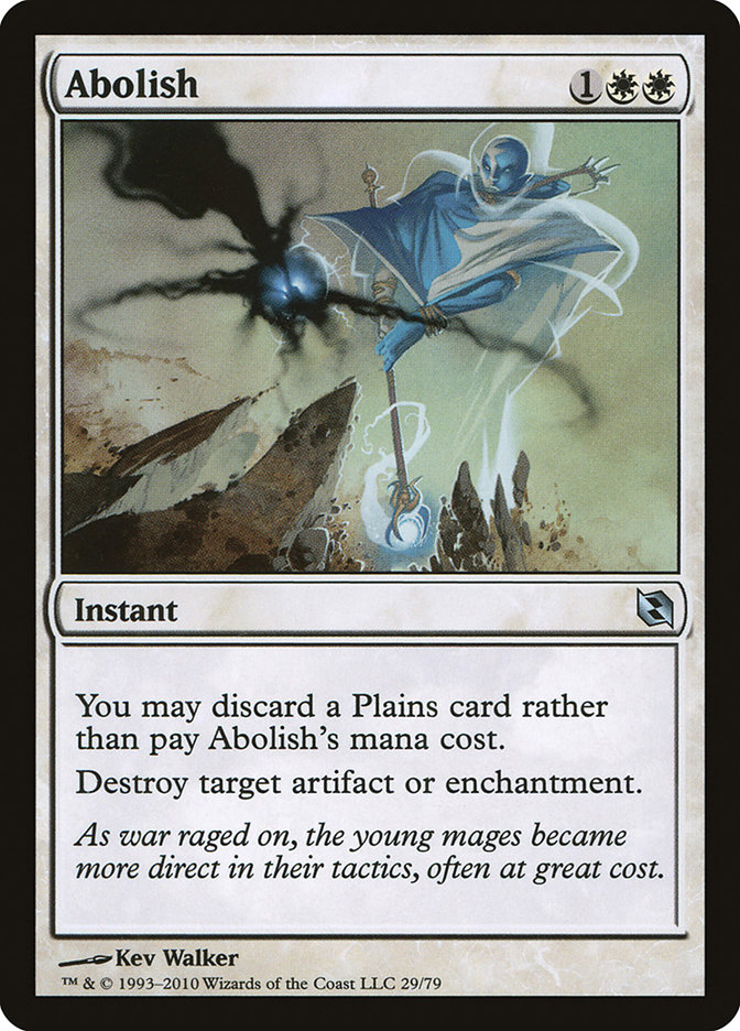 Abolish DDF-29 Duel Decks: Elspeth vs. Tezzeret Magic card