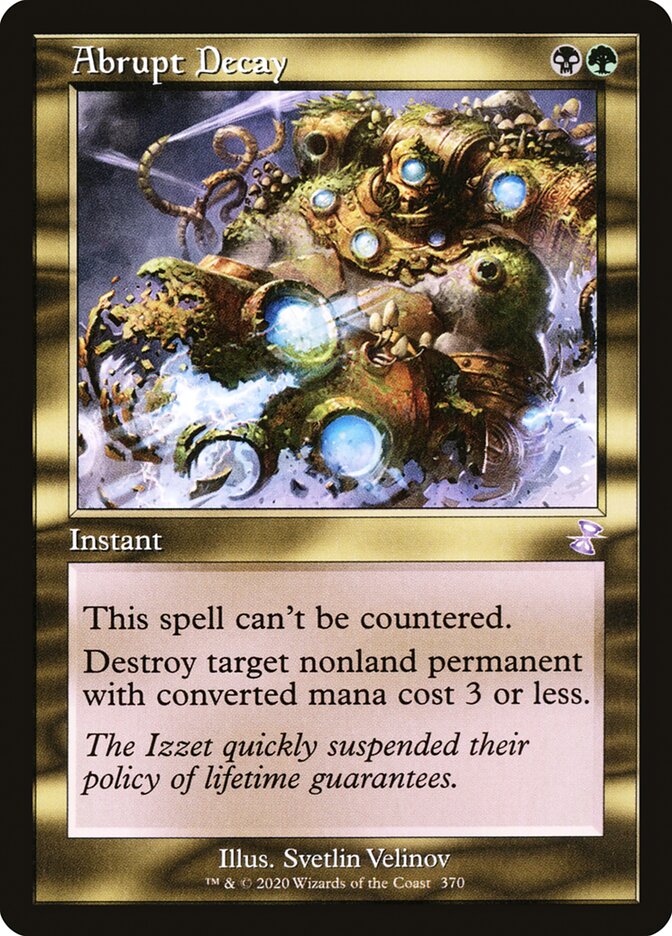 Abrupt Decay TSR-370 Time Spiral Remastered Magic card