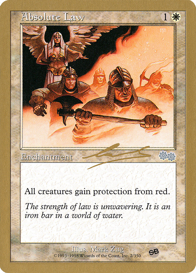 Absolute Law WC00-NL2SBA World Championship Decks 2000 Magic card