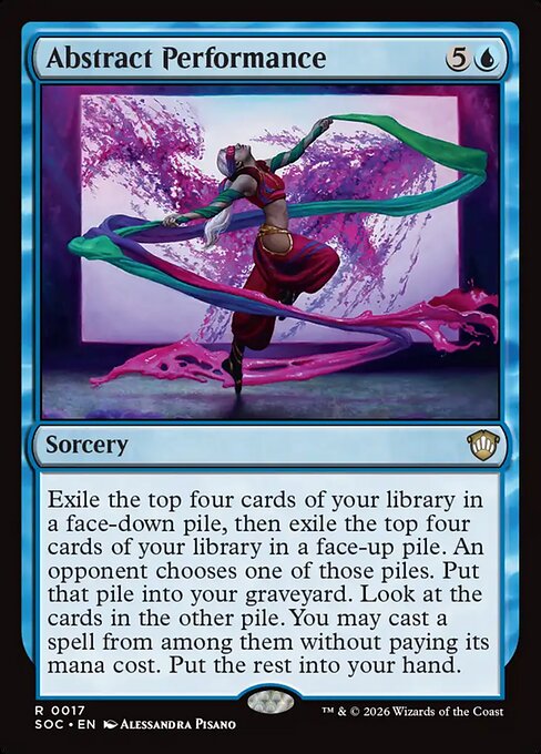 Abstract Performance SOC-17 Secrets of Strixhaven Commander Magic card