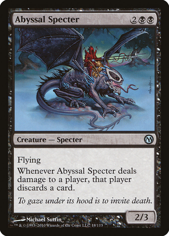 Abyssal Specter DPA-18 Duels of the Planeswalkers Magic card