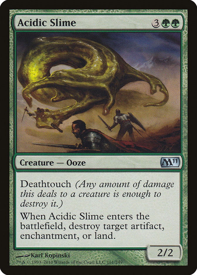Acidic Slime M11-161 Magic 2011 Magic card
