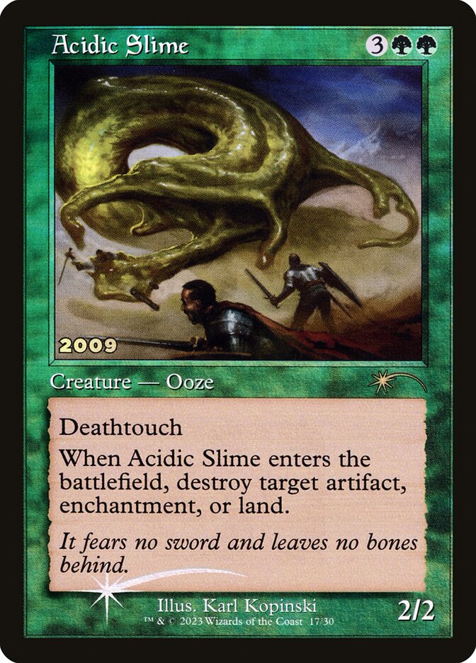 Acidic Slime P30A-17 30th Anniversary Play Promos Magic card