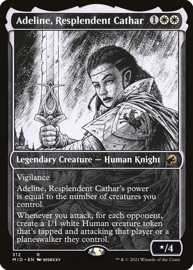 Adeline, Resplendent Cathar MID-312 Innistrad: Midnight Hunt Magic card