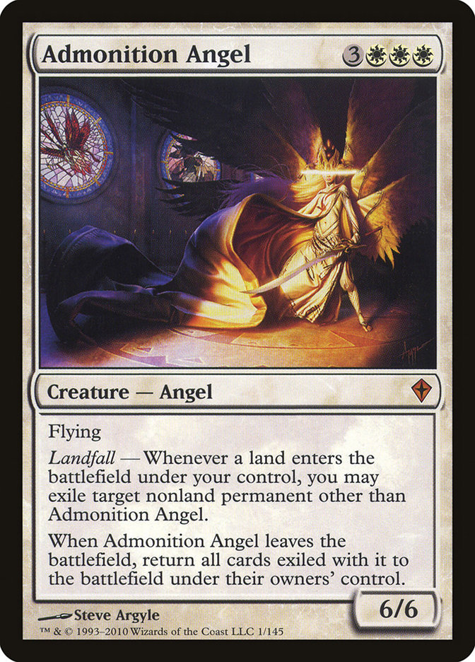 Admonition Angel WWK-1 Worldwake Magic card