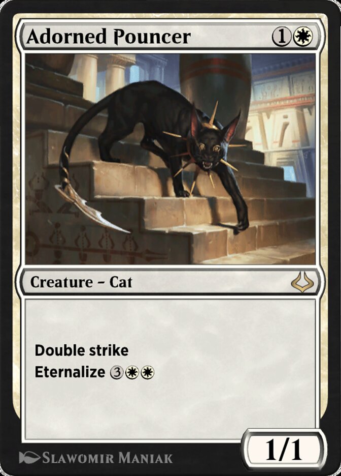 Adorned Pouncer HA4-1 Historic Anthology 4 Magic card