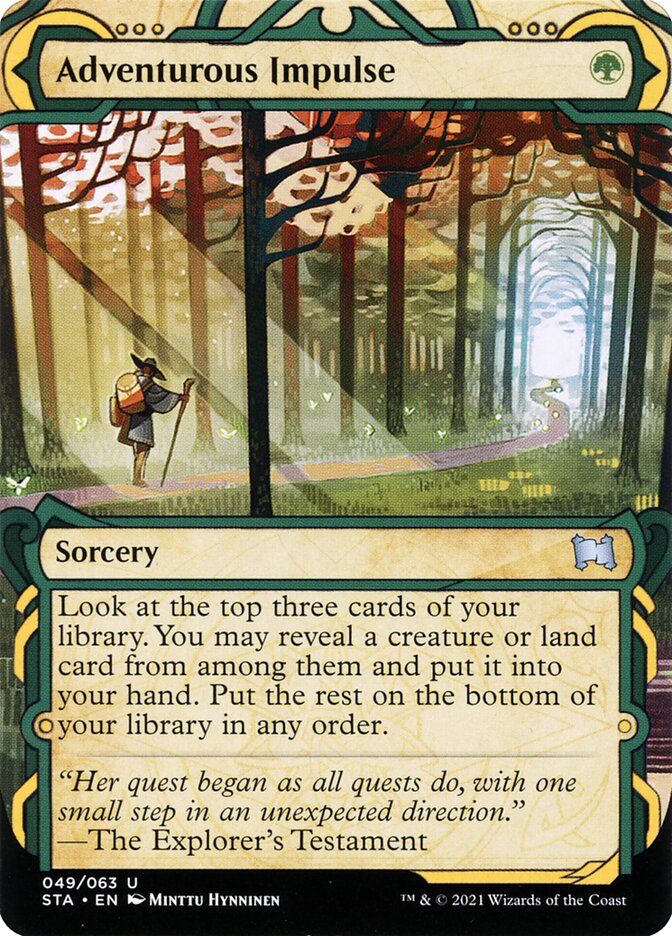 Adventurous Impulse STA-49 Strixhaven Mystical Archive Magic card