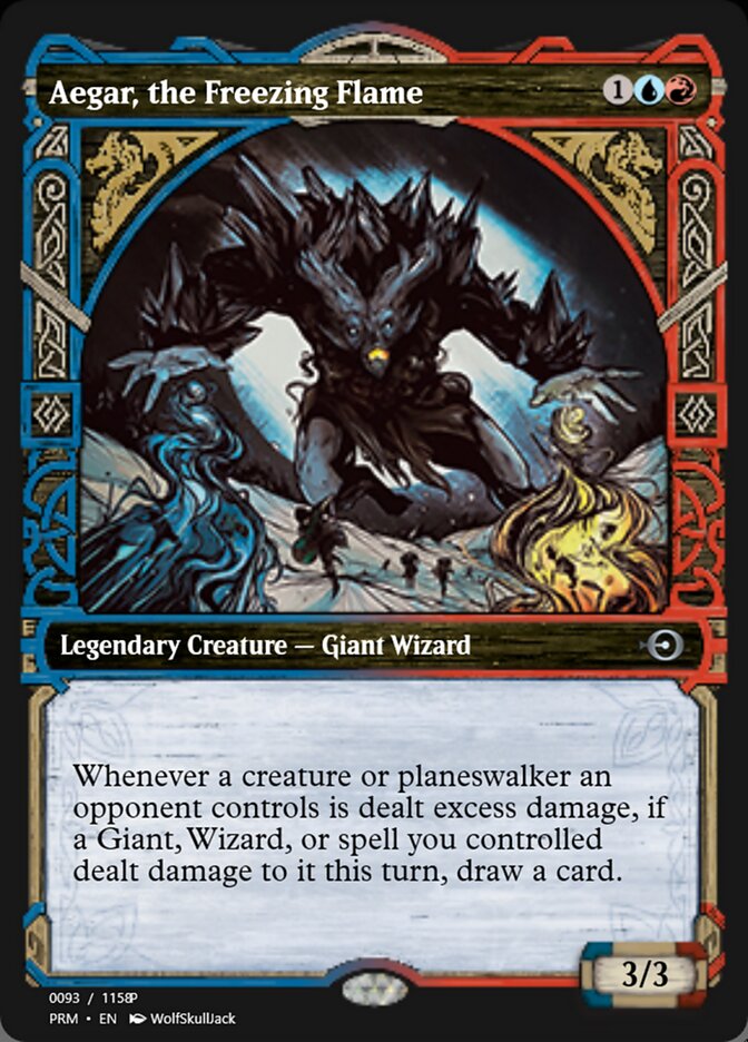Aegar, the Freezing Flame PRM-88386 Magic Online Promos Magic card