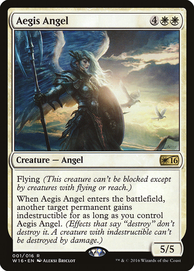 Aegis Angel W16-1 Welcome Deck 2016 Magic card
