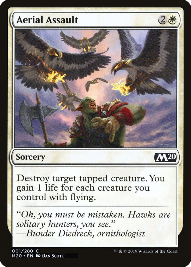 Aerial Assault M20-1 Core Set 2020 Magic card