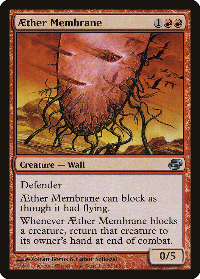 Aether Membrane PLC-93 Planar Chaos Magic card