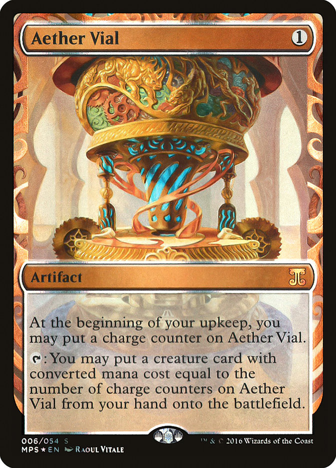 Aether Vial MPS-6 Kaladesh Inventions Magic card