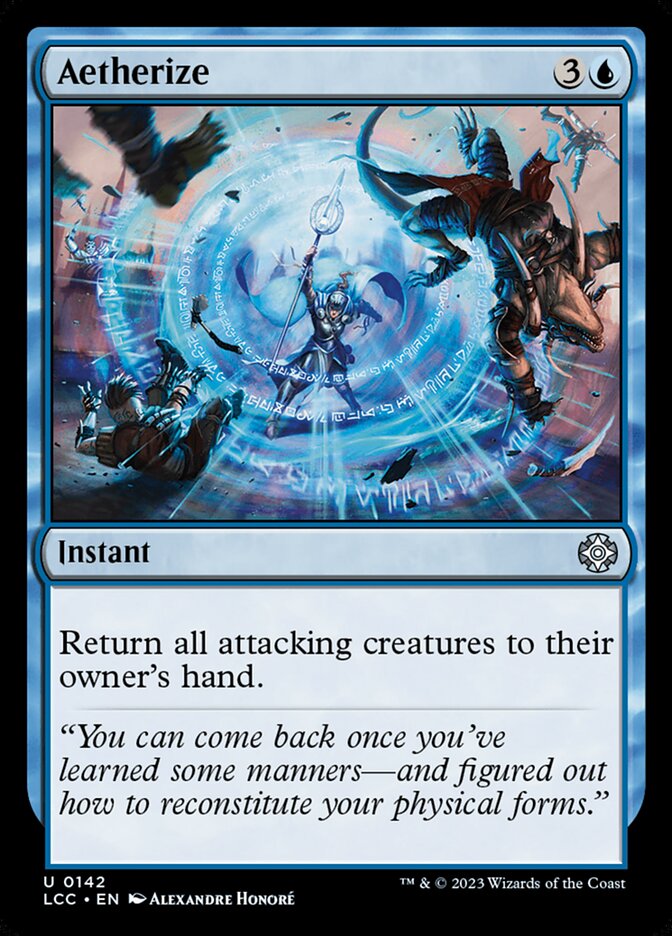 Aetherize LCC-142 The Lost Caverns of Ixalan Commander Magic card