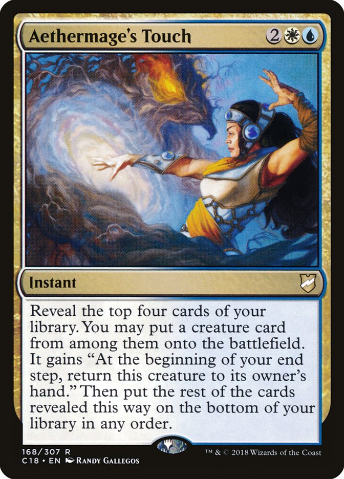 Aethermage's Touch C18-168 Commander 2018 Magic card