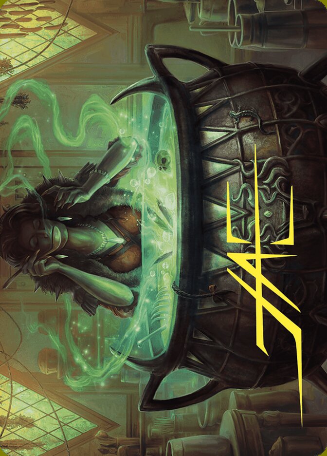Agatha's Soul Cauldron // Agatha's Soul Cauldron AWOE-42 Wilds of Eldraine Art Series Magic card