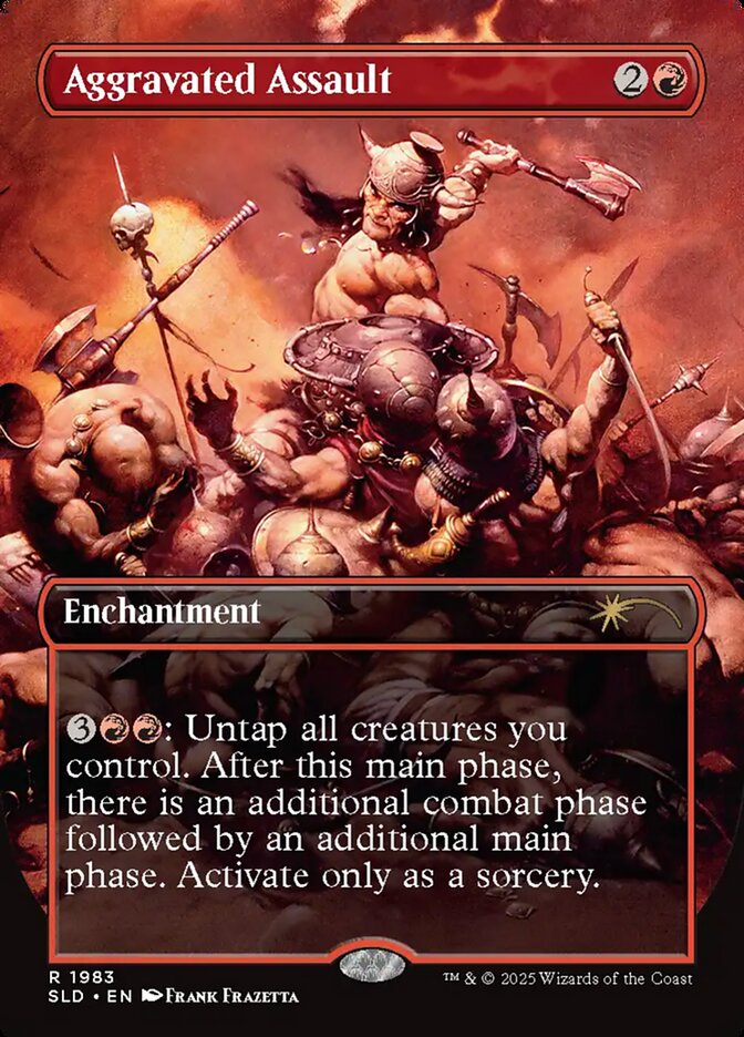 Aggravated Assault SLD-1983 Secret Lair Drop Magic card