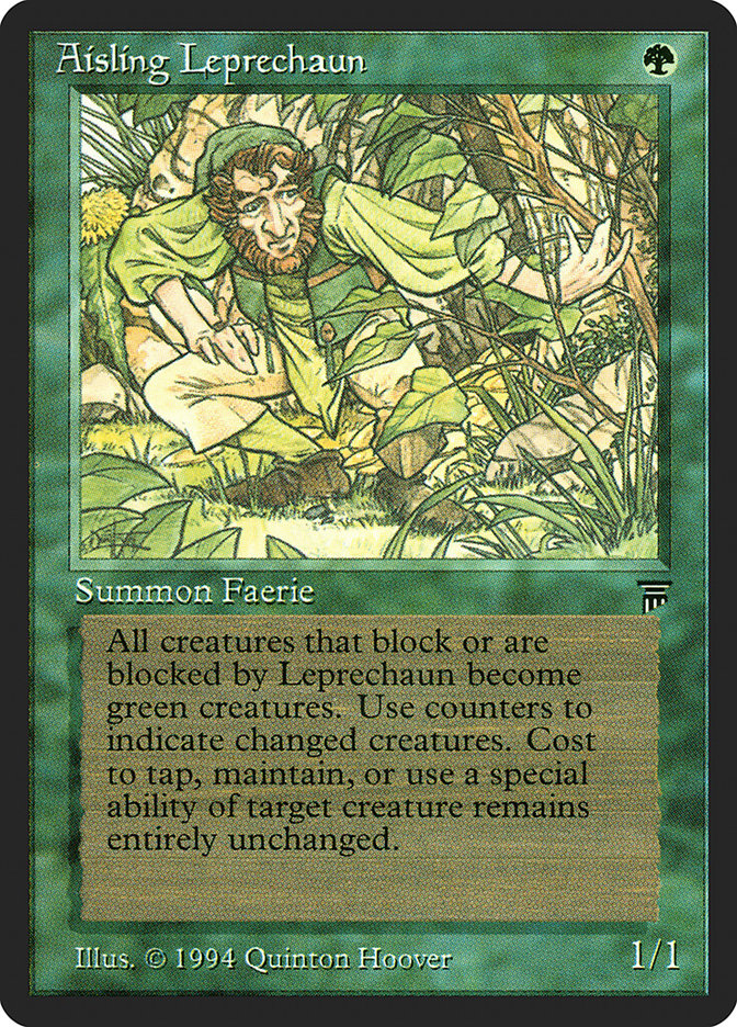 Aisling Leprechaun LEG-173 Legends Magic card