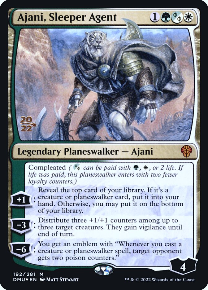 Ajani, Sleeper Agent PDMU-192S Dominaria United Promos Magic card