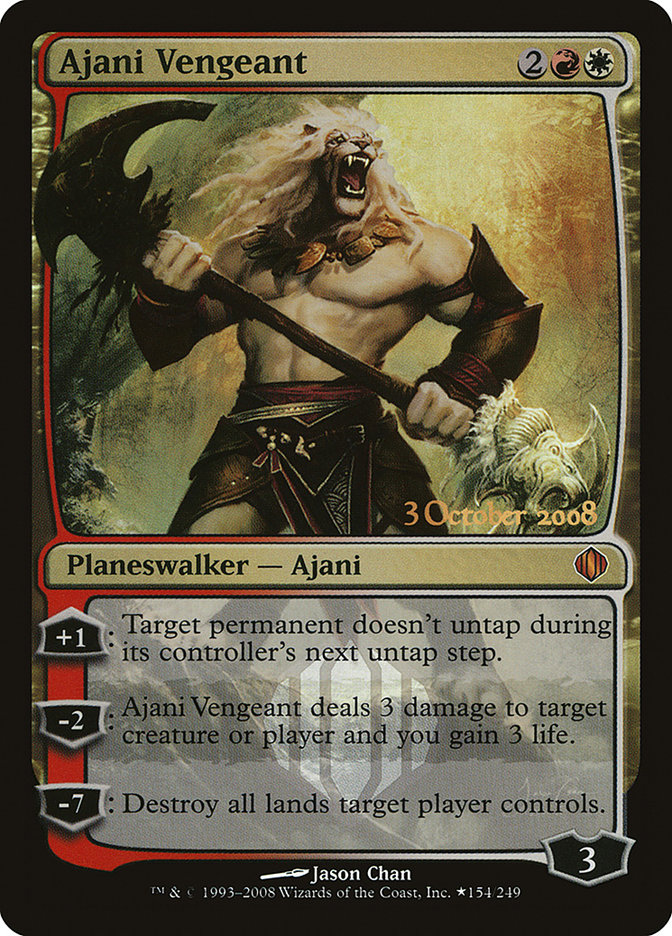 Ajani Vengeant PALA-154STAR Shards of Alara Promos Magic card